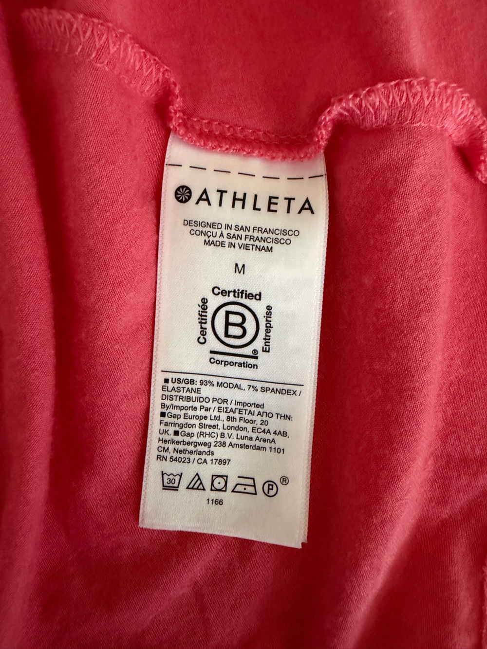 Athleta Coral Pink Midi Tank Dress - Medium - Picture 6 of 7